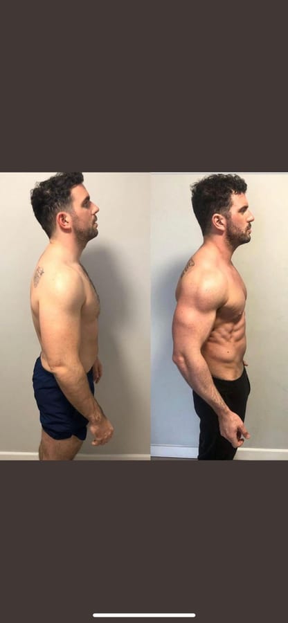 Fat loss transformation Liverpool personal trainer